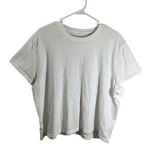 Everlane White Organic Cotton Short Sleeve Tee
